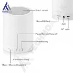 لامپ لمسی و اسپیکر قابل حمل Touch Lamp Portable Speaker - Image 12