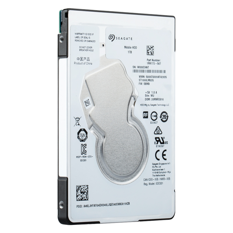 hdd1 هارد اینترنال لپ تاپی سیگیت 1TB مدل Seagate ST1000 - Image 1